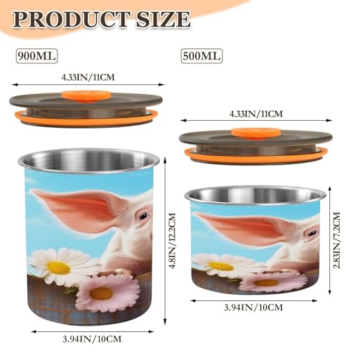 Bote hermético acero inoxidable para café 17oz 500ml miniatura 2