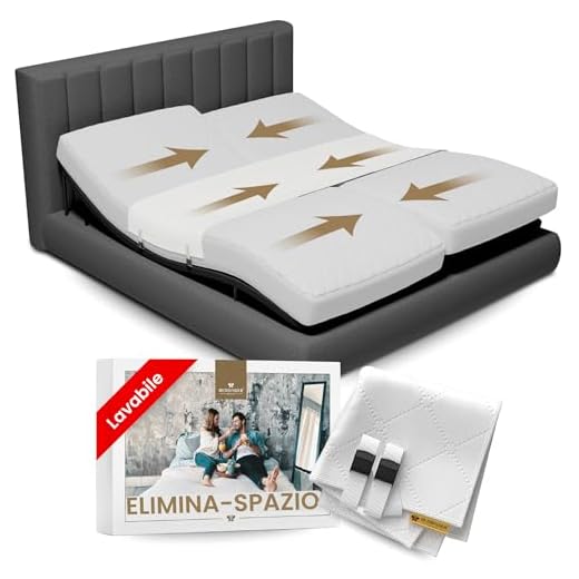 Fascia Unisci Materassi Singoli in Matrimoniale - Bed Bridge Connettore con Cinghie Regolabili - Kit Ponte per Unire Due Materassi e Tenere Uniti - Extra Strong Installato in 2 Minuti