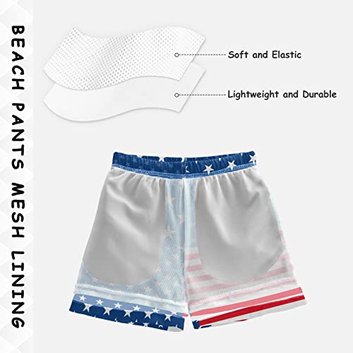 Flag Element Matching Swim Trunks for Dad and Son American Flag Father Son Matching Swim Trunks Family Board Shorts 3T4