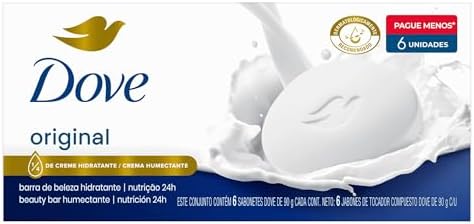 Dove Sabonete em Barra Original 90g 6 Unidades