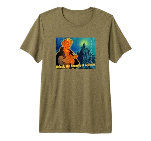 T-shirt Disney Atlantis Unlock the Secrets Premium aux finitions haut de gamme