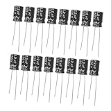 Gatuida 60stücke Kondensator-kit Elektrolytkondensatoren Μf Für Industrie Elektronik Stereoanlagen Reparatur Heimwerkerarbeiten Mit Markierungen Und Spannung