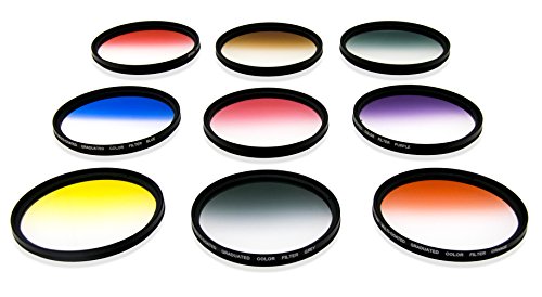 Opteka OPGF72 72Mm Hd Multicoated Graduated Color Filter Kit For Digital Slr Cameras Includes: Red thumb #3