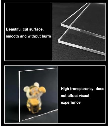 Transparent Acrylic Water Tank Shallow Sink - 100x100x6cm, Versatile Photography Props Tray, Portable Food & Cosmetic Storage Display Box for Creative Displays