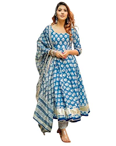 amazon long cotton frocks