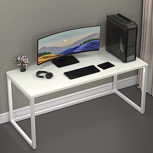Image of Honey Touch Lizon Metal & Wood Workstation Desk for Home Office | Modern Computer Table for PC, Laptop & WFH | Minimalistic Study Desk with Strong Frame