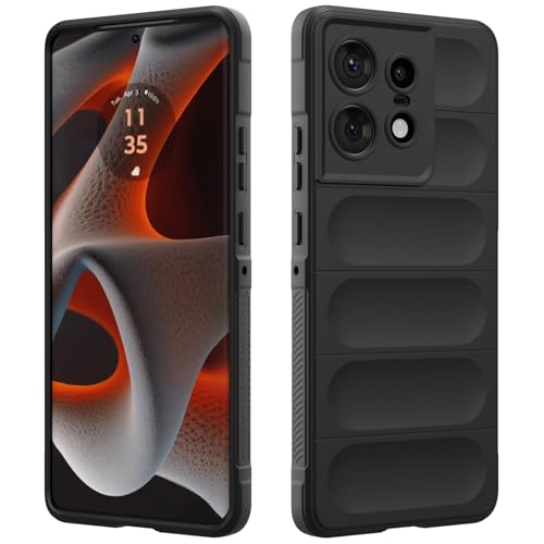 Coque antichoc Motorola Edge 50 Pro en silicone avec doublure douce en microfibre