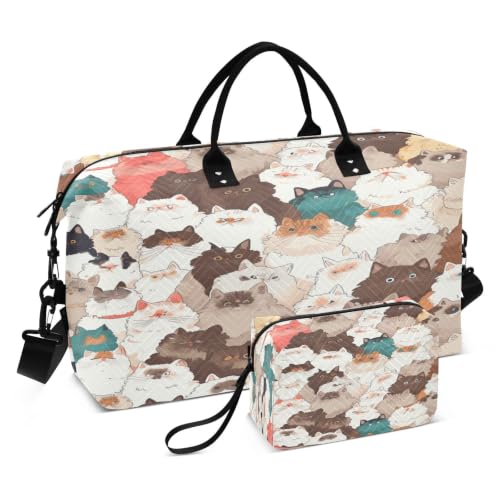 Sacs de voyage chats mignons pour organiser vos affaires sans manquer de place en voyage