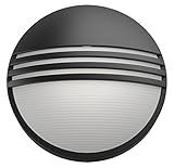 Philips myGarden LED Wandaussenleuchte Yarrow, 6 W, schwarz