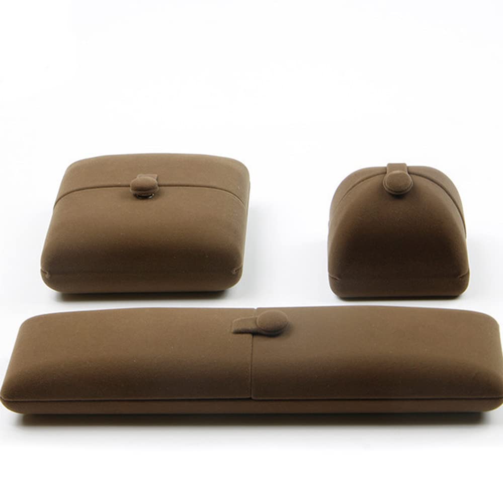 Joyero Doble Abierto para Collares, Pendientes, Anillos, Estuche de exhibición para Bodas (Caja para Colgantes) ()