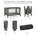 Kinderkraft Baby Cot Joy 2 Dark Gray
