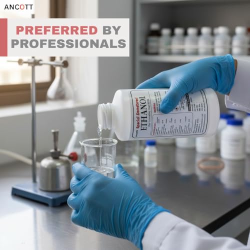 Image of Special Denatured Ethanol 99.5% for Laboratory Use - High Purity Chemical Solvent & Laboratory Grade Alcohol | Absolute Ethanol Liquid for Research, Cleaning & Formulation | 500ml