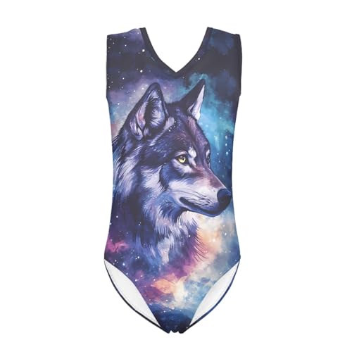 Image of INSTANTARTS Gymnastics Leotards Girl Dinosaur Dancewear Activewear Quick Dry