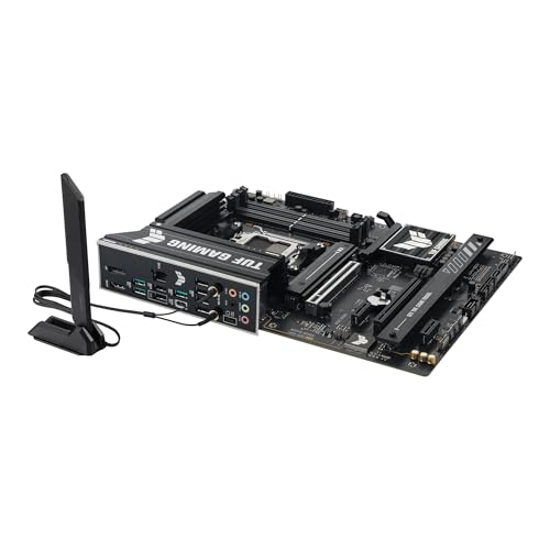TUF Gaming B650E-PLUS WIFI Scheda Madre AMD ATX, Ryzen 9000/8000/7000, 12+2+1 Fasi Alimentazione, DDR5, PCIe 5.0, 3xM.2, Wi-Fi 6E, Lan 2.5Gb, DP, HDMI, USB-A da 20Gbps, Aura Sync, Nera - Scheda madre - Immagine 4