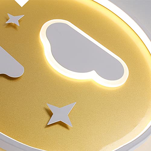 Plafonnier LED dimmable trois couleurs en forme d'avion créatif - 6