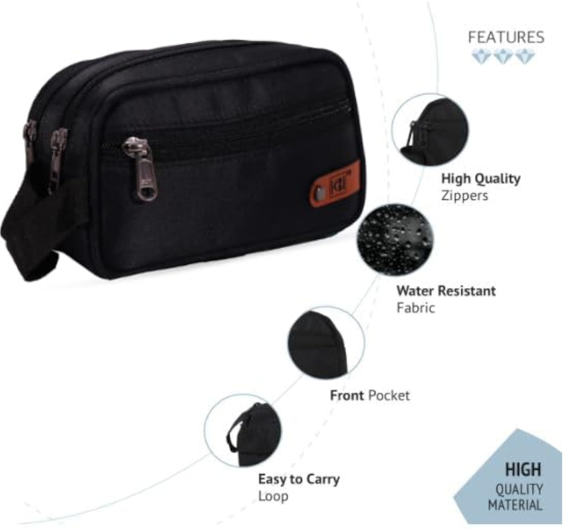 Travel Organizer Toiletry Bag for Men and Women