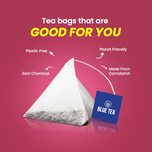 Image of BLUE TEA - She Balance Tea - 30 Tea Bags - Plant Based | PCOS & PCOD RELIEF | Helps in Balancing Hormones - Reduces Facial Hair | Caffeine Free - Herbal Tea | Ziplock Pack