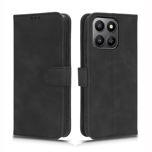 GOKEN Cover per Honor 400 Smart - Custodia Libro Magnetica Portafoglio in Pelle Sintetica con Calamita, Soft Silicone Antishock e Supporto Pieghevole - Marrone