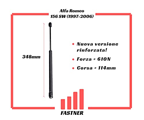 Fastner Compatibile con Alfa Romeo Coppia