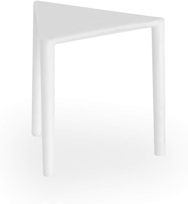 Dixie Plastic Pizza Tabletop, Pizza Saver, Pizza Box Table, PP3C, (Case of 1,000), White