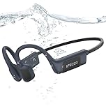 IFECCO Swimming Headphones Bluetooth 5.4 - Bone Conduction Underwater Headphones, IP68 Waterproof Open Ear Headpohnes with Mic, 32GB MP3 Player Memory for Swimming, Running, Cycling