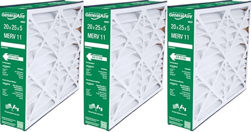 GeneralAire # 4551 for 4501 ReservePro 20x25x5 furnace filter Actual Size:19 5/8 x 24 3/16 x 4 15/16 - Case of 3 Filters