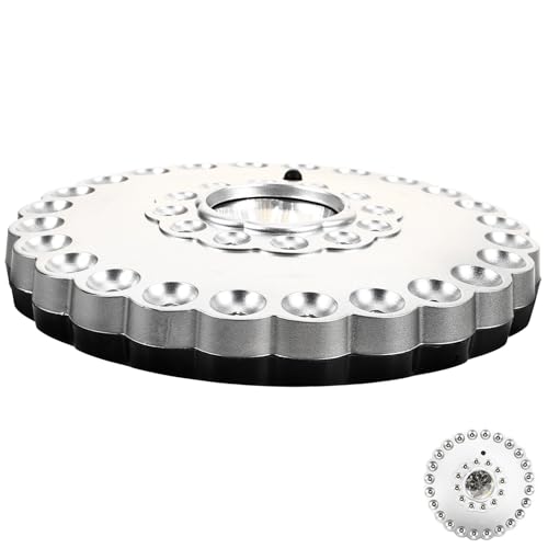 WOONEKY Lampada a Led Per Campeggio e Terrazzo, Luce Portatile a Batteria 3 Modalità Di Luminosità Per Ombrelloni, Giardino, Escursioni