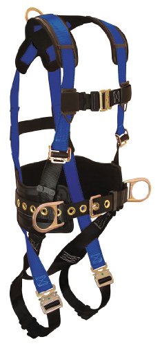 Full Body Harness, XL, 425 lb, Blue/Blk