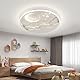 LED Kinder Deckenlampe Stern Mond Deckenlampe, Dimmbar Acryl Deckenleuchte Für Kinder Mit Fernbedienung, Modern Kinderzimmer Deckenbeleuchtung Junge Mädchen Schlafzimmer Deckenleuchte, Weiß, 40cm