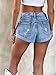 Justalwart Denim Shorts Women Stretchy Pull Up Jeans (US 8-10)