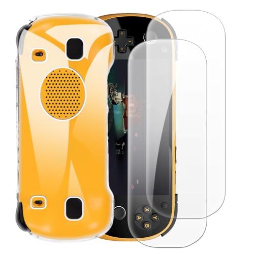 Shantime �P�[�X�{2�����苭���K���X�Z�b�g Ayaneo Pocket FIT �Ƃ̌݊������� �ϏՌ��J�o�[���S�ʕی�X�N���[���v���e�N�^�[(�N���A)