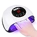 HanKeer 48W UV LED Lampe für Nägel,Professionelle Nagellampe mit 3Timer, Infrarot Sensor,Abnehmbarer Magnet-Bodenplatte,Geeignet für Alle Gel