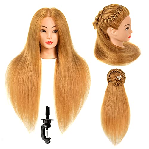 Mannequin Head Hair Styling Training Head for Braiding Hair Styling Training Hairart Hairdressing Salon Display