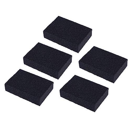 Reinigungsschwamm Nano Korund Scheuerschwamm zum Schrubben Küche Badezimmer Töpfe Pfannen Spülen Geschirr Utensilien Schwamm (schwarz) 5