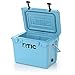 RTIC Hard Cooler, 20 qt, Blue, Ice Chest with Heavy Duty Rubber Latches, 3 Inch Insulated Walls