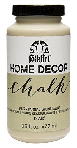 Folkart Home Decor Chalk Furniture & Craft Paint In Assorted Colors, 16 Ounce, Oatmeal #TOP15
