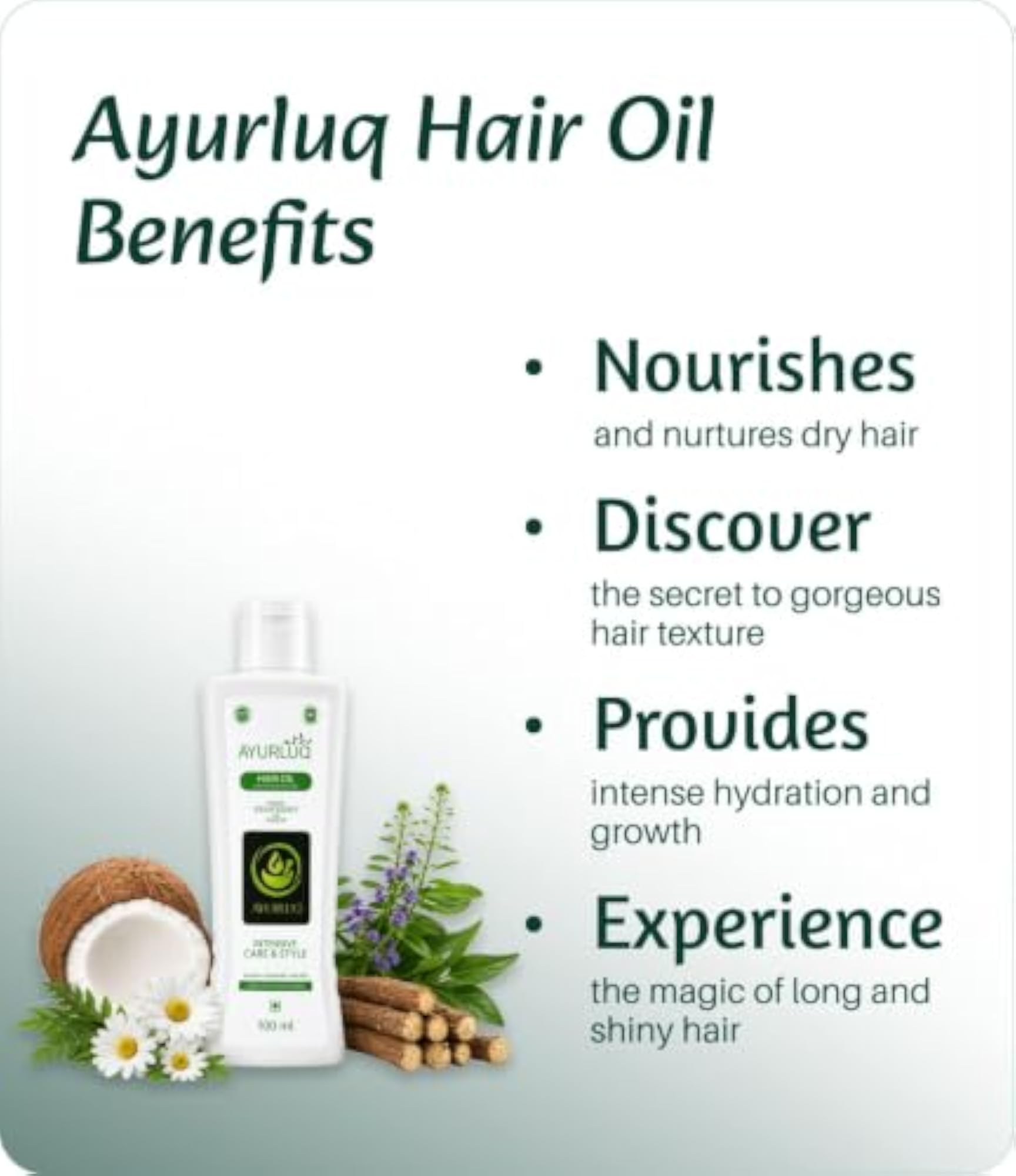 Pure Herbal Hair Oil for Hair Fall Control, 100 ml