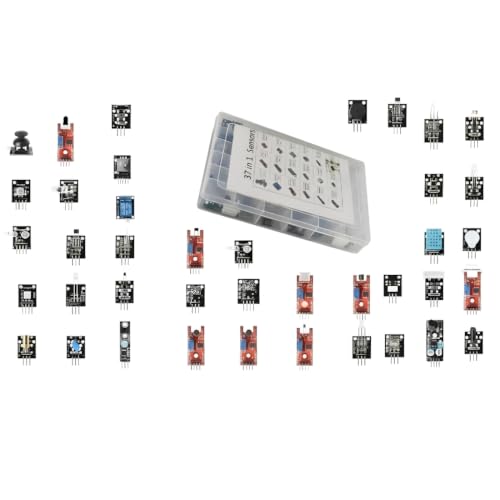 Image of Robocraze 37 in 1 Ultimate Sensor Modules Kit for Arduino, NodeMCU and Raspberry Pi | Beginner and Professional Sensor Pack for Microcontroller and Robotics Applications Development