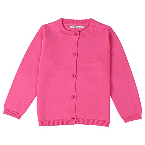 La Mejor Lista de Jerséis para Niña favoritos de las personas. 45 oelaio - Suéter de invierno para niños y niñas, color caramelo, cárdigan pequeño, Rosado#5, 4T