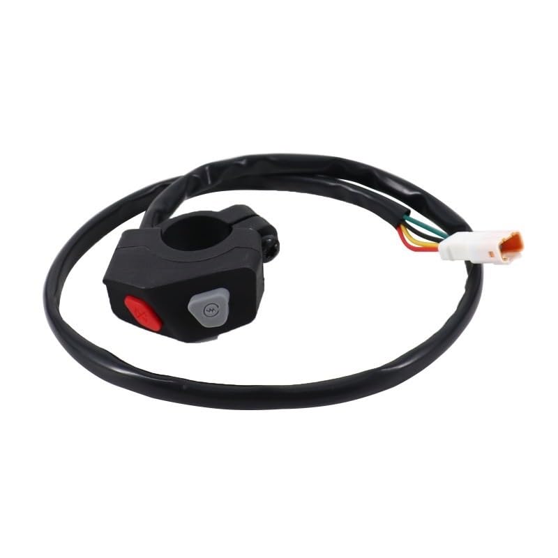 Interruptor de manillar con triple función para el arranque y luces de moto 4