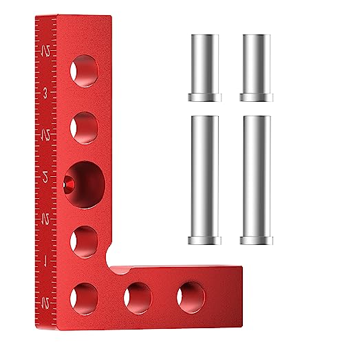 1Pack Mini Small Square Center Finder Tool 90 Degree Precision Machinist Square Edge Marking Center Finder Woodworking Center Line Tool Wood Work Square Tool Woodworking Pocket Marking Square Gauge