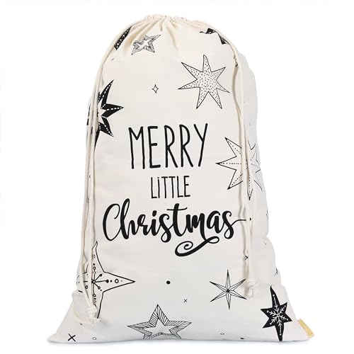Papierdrachen XXL Geschenkbeutel zu Weihnachten - aus Baumwolle -...