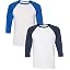 White/ Tr Royal + White/ Navy