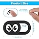 Amabro 8 Stück Webcam Abdeckung, Eye Cover Slide Slider Kamera Schutz für Laptop, Smartphone, Tablet und Handy