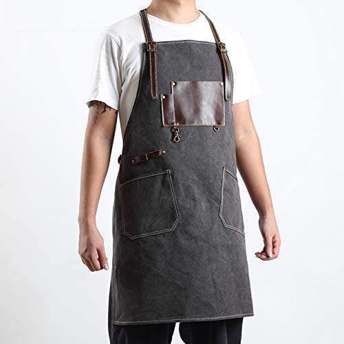 tablier Tablier Lave-toile Chef Toile Catering Fleuriste Fleuriste Carpenter Tatouage Artiste peintre jardinier travail
