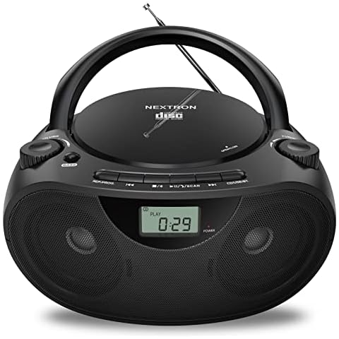 Nextron Portable Bluetooth CD Player Boombox Cover
