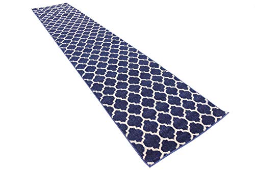 Tapete decorativo Unique Loom 79x399 cm azul marino miniatura 5