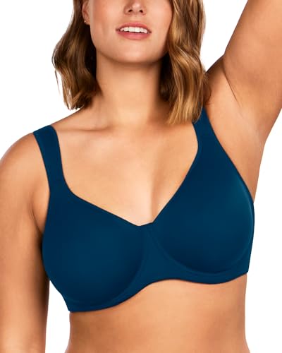Image of HSIA Bras for Women Minimizer Full Coverage, Plus Size T Shirt Unlined Underwire Smooth Bra, Seamless Cups Joan Ultimate Soft
