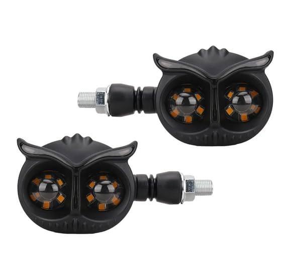 A4S AUTOS Owl-Shaped LED Bike Indicator & Brake Light Waterproof Universal Fit for All Bike Models Bright Running Indicator Yellow, White and RED Runing Light (Pack of 1 Set) (B0D14QLRTM) Amazon Price History, Amazon Price Tracker