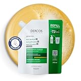 Vichy Recarga de Champú Anticaspa, Para Cabello Seco, Elimina la Caspa y Reduce los Picores, Cuero Cabelludo Limpio y Sano, Doble Eficacia, Unisex, Dercos Technique, 400ml